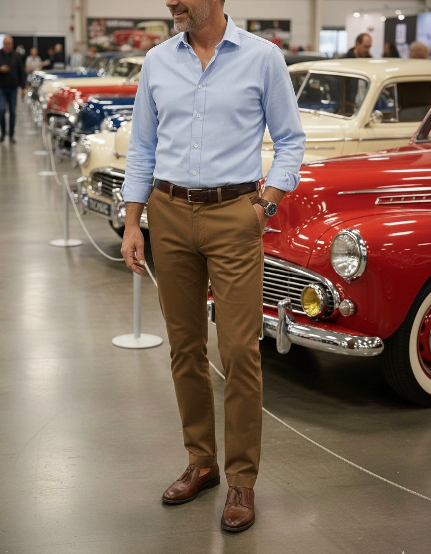 Calça Chino Caramelo