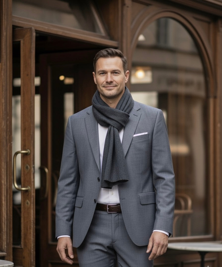 Fatos Regular Fit Cinza olho de perdiz