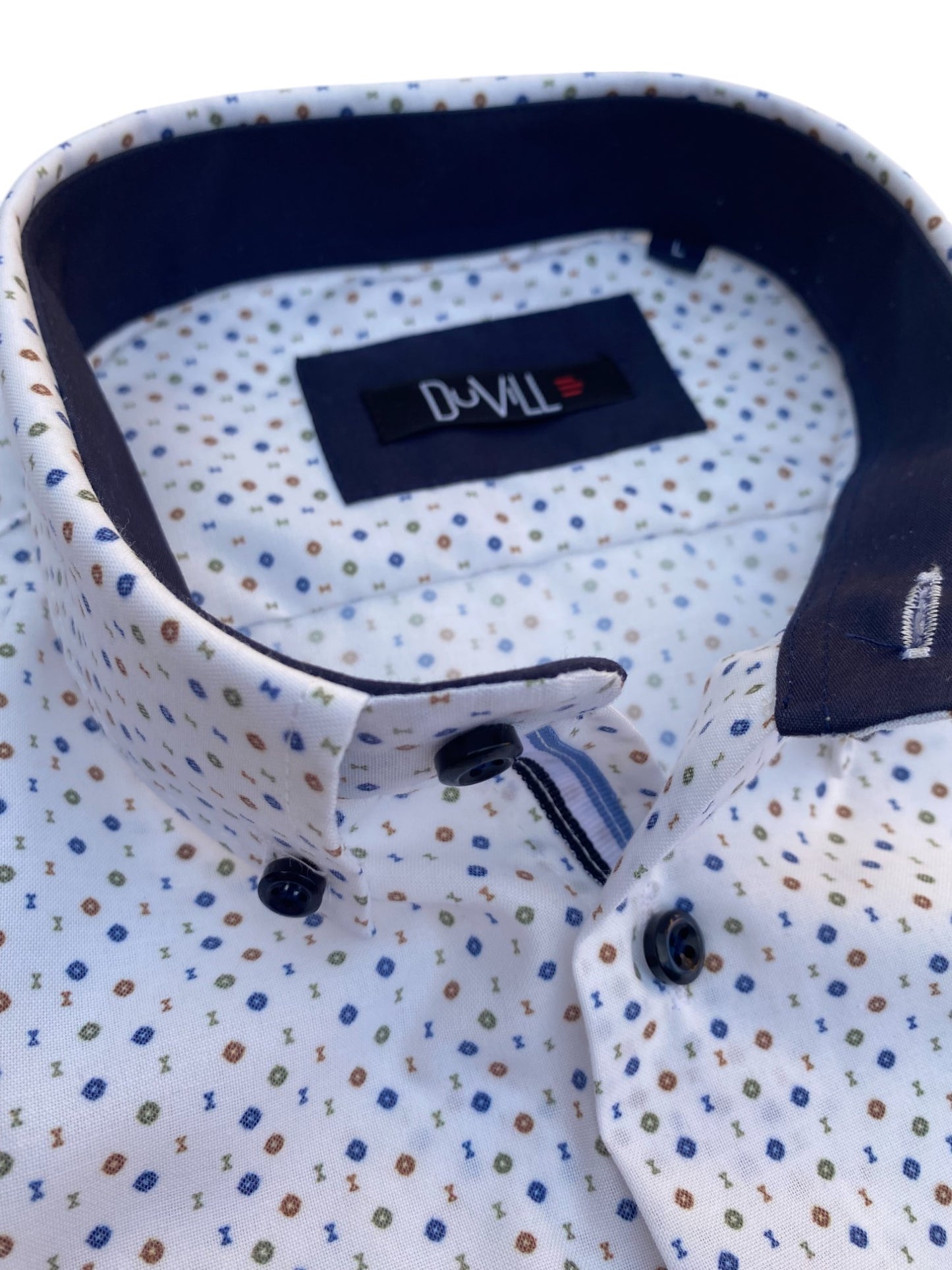 Slim fit - pintas azul, verde, castanho