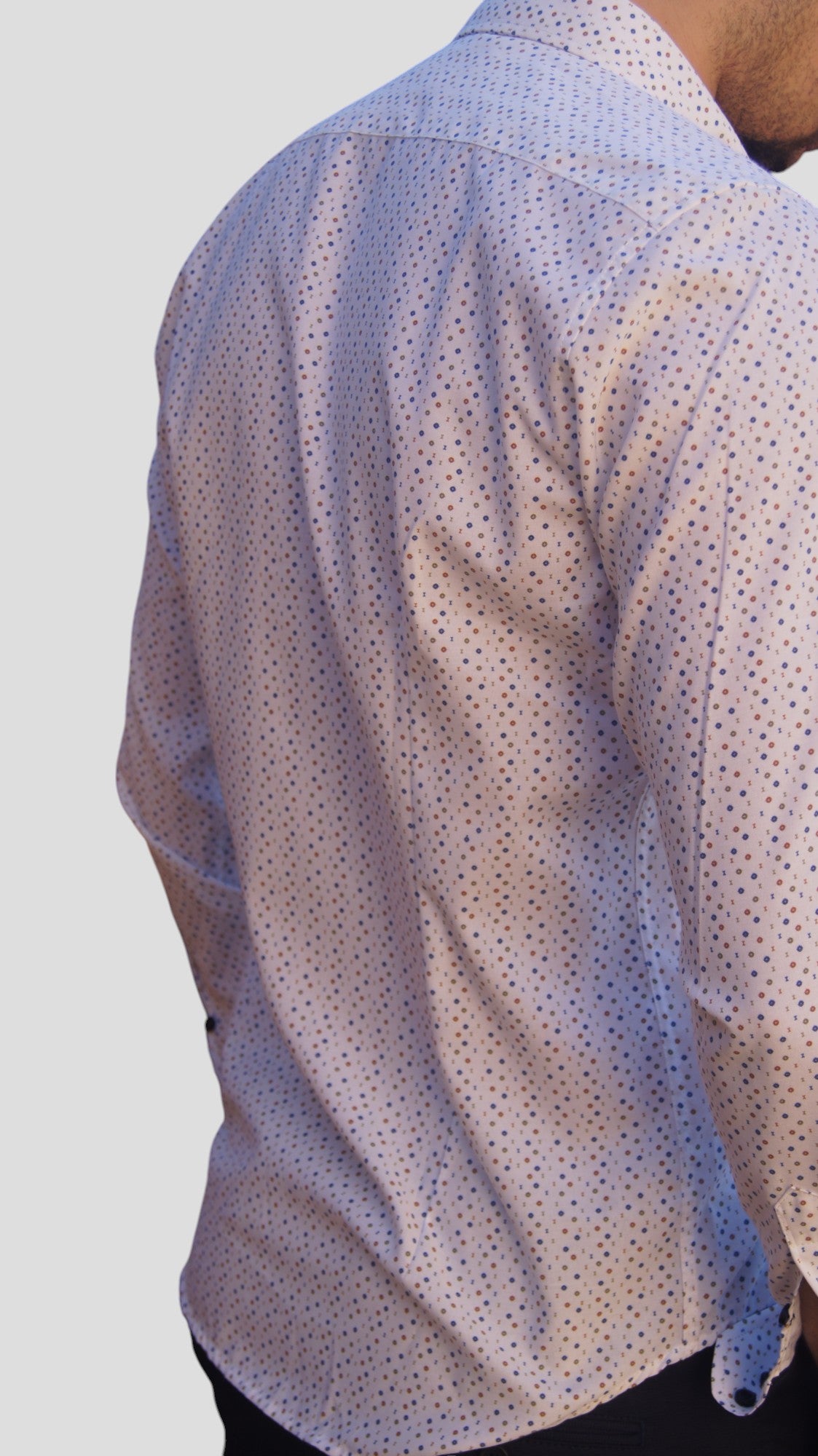 Slim fit - pintas azul, verde, castanho