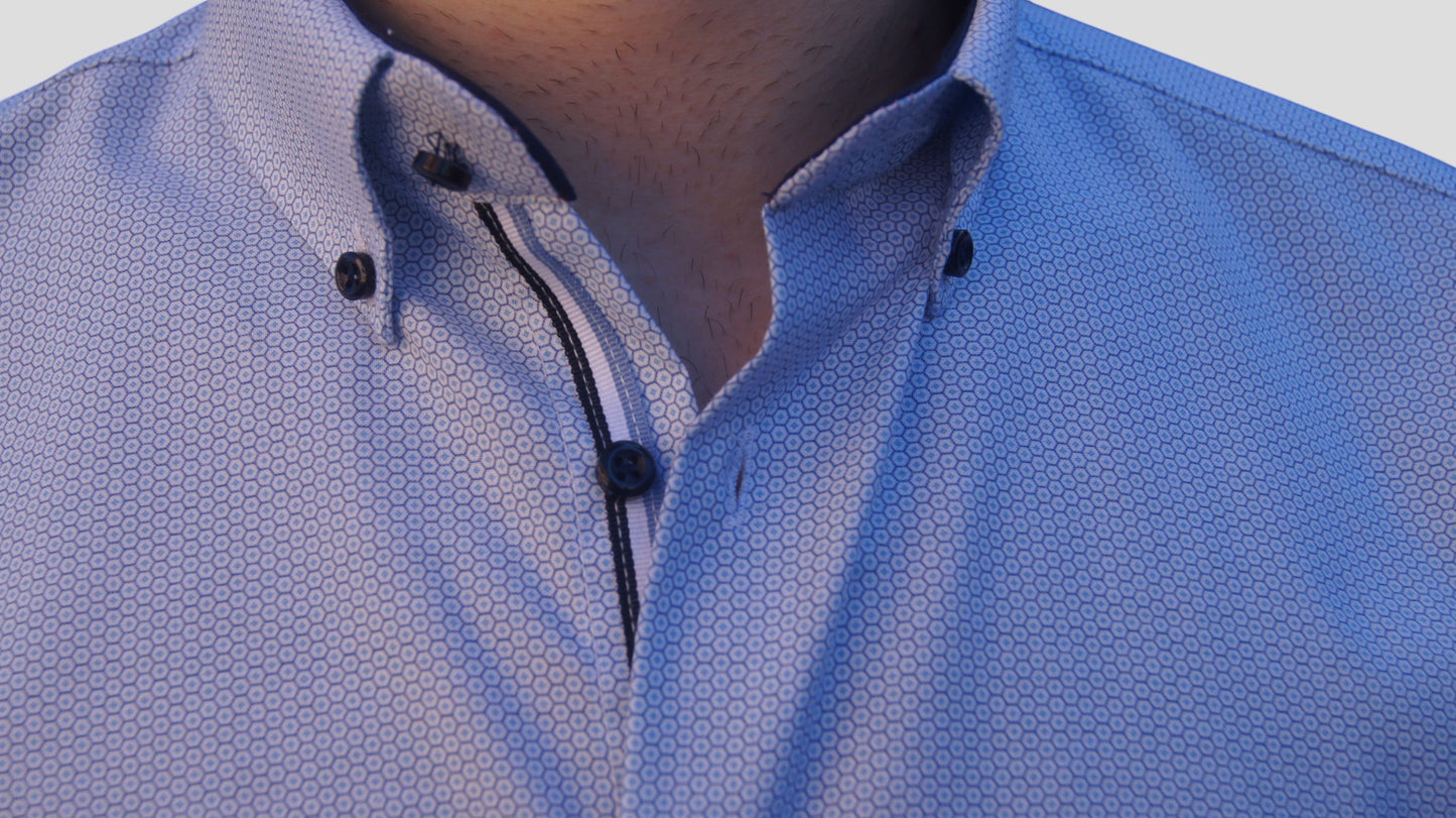Slim Fit Pinta azul claro