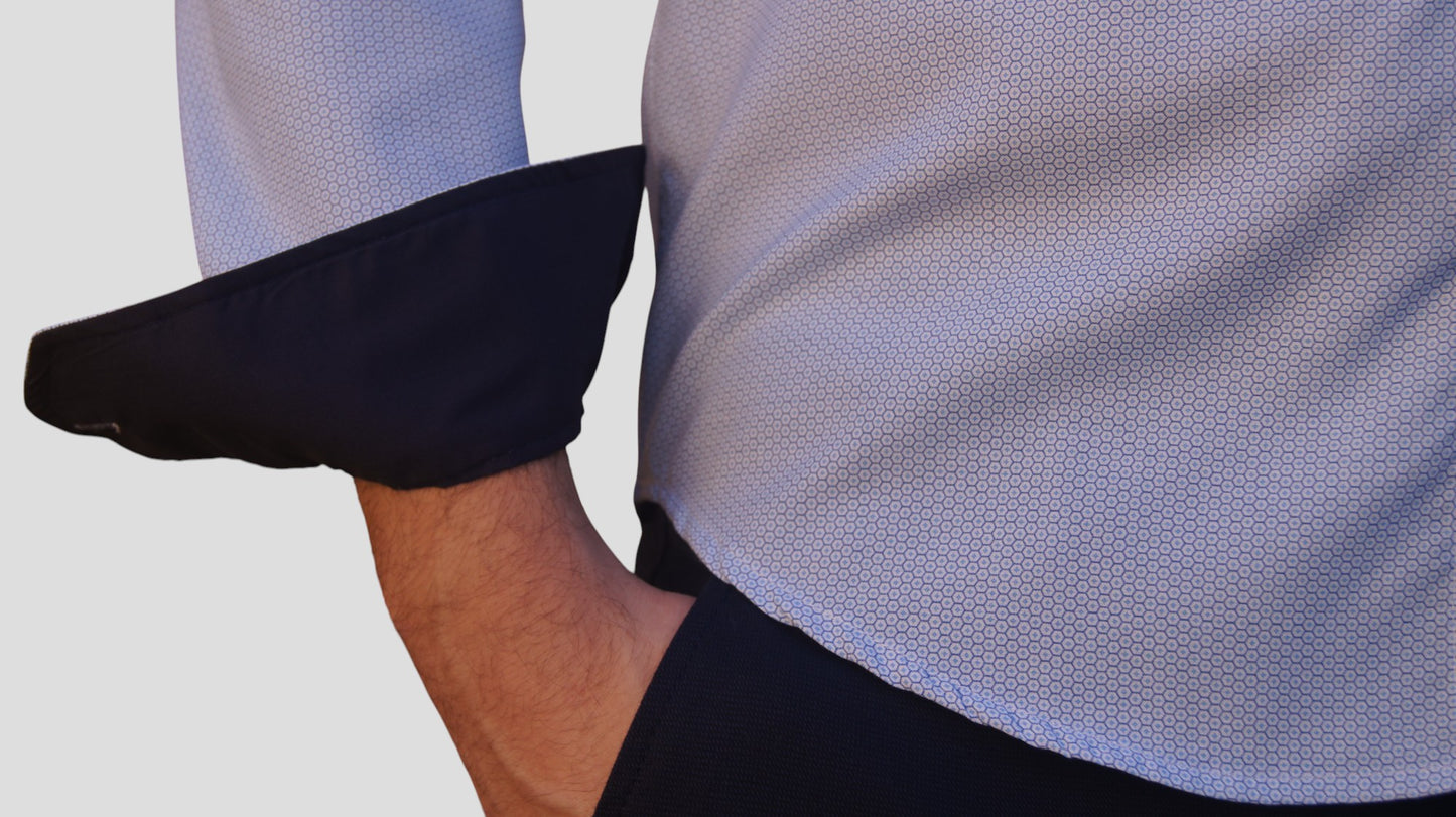 Slim Fit Pinta azul claro