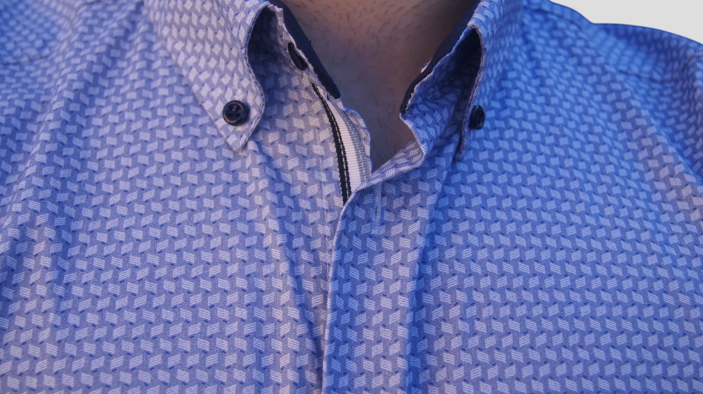 Slim Fit - fantasia azul