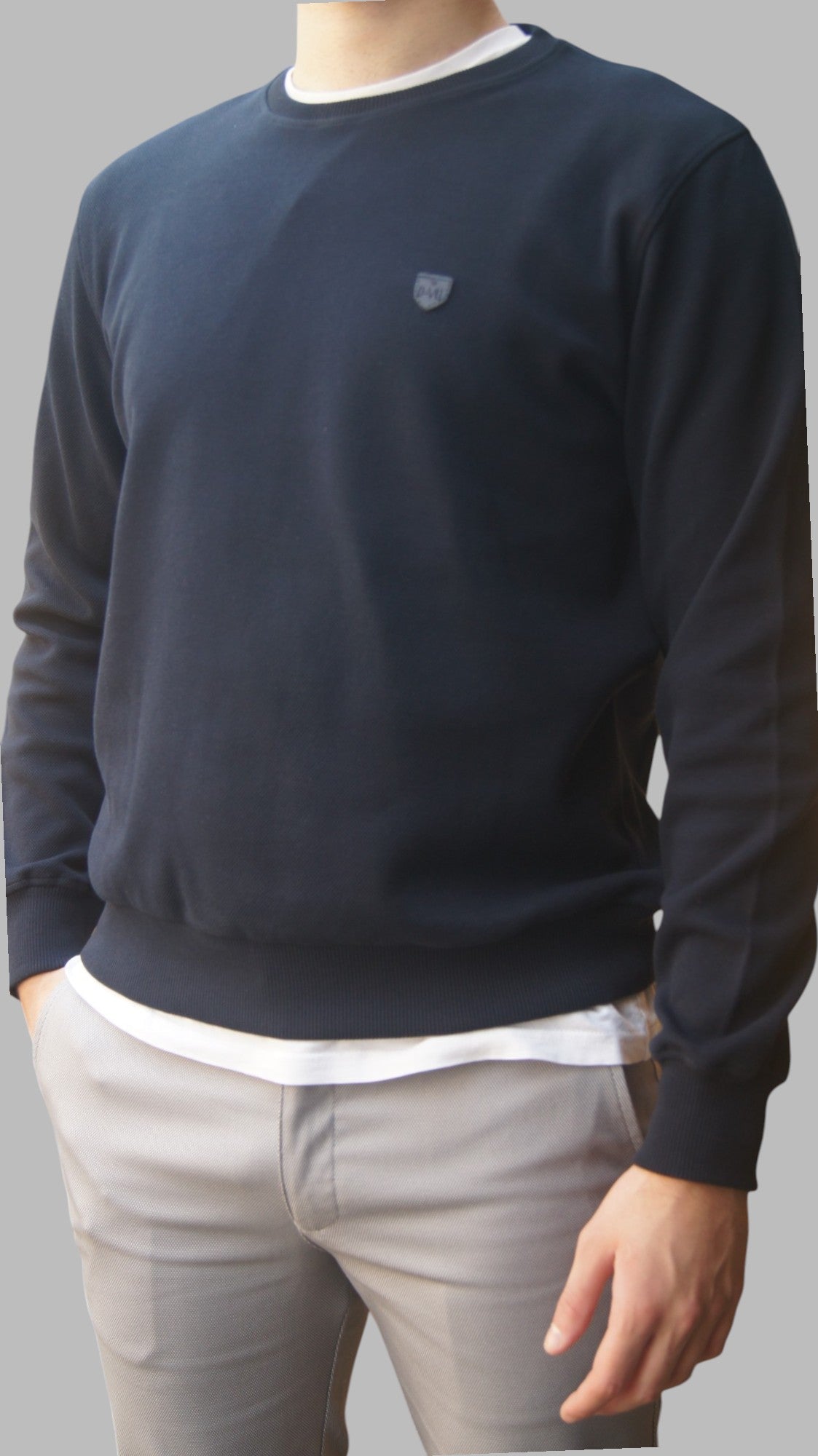 Camisola Gola redonda - Azul