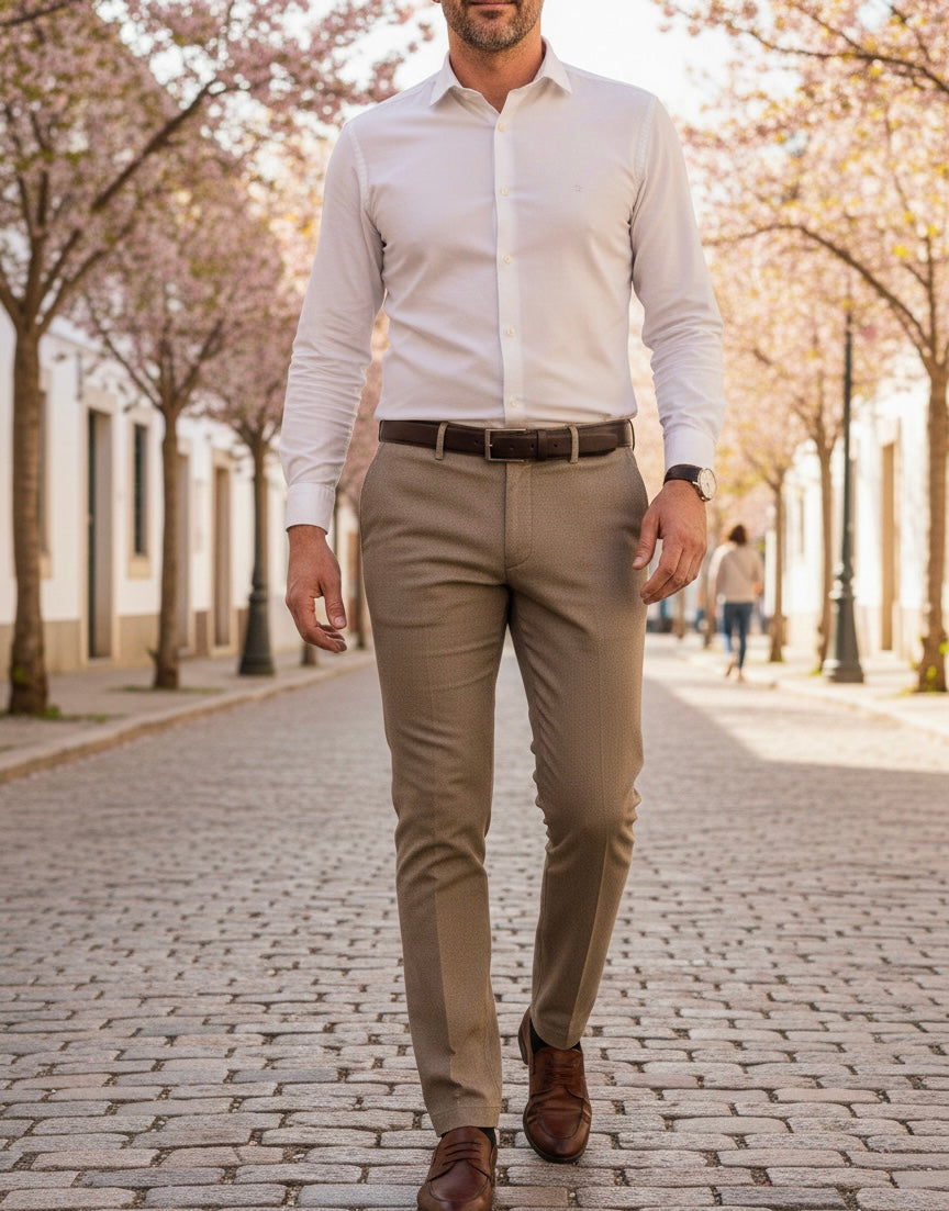 Calça Chino Camel