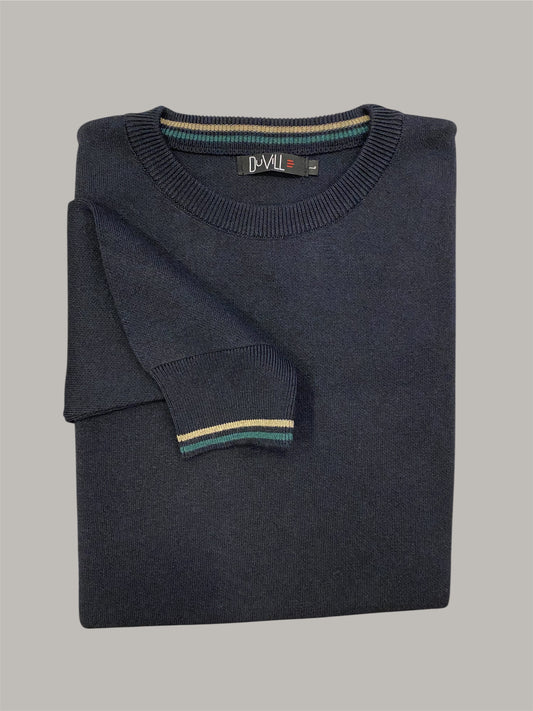 Camisola Azul Malha red.