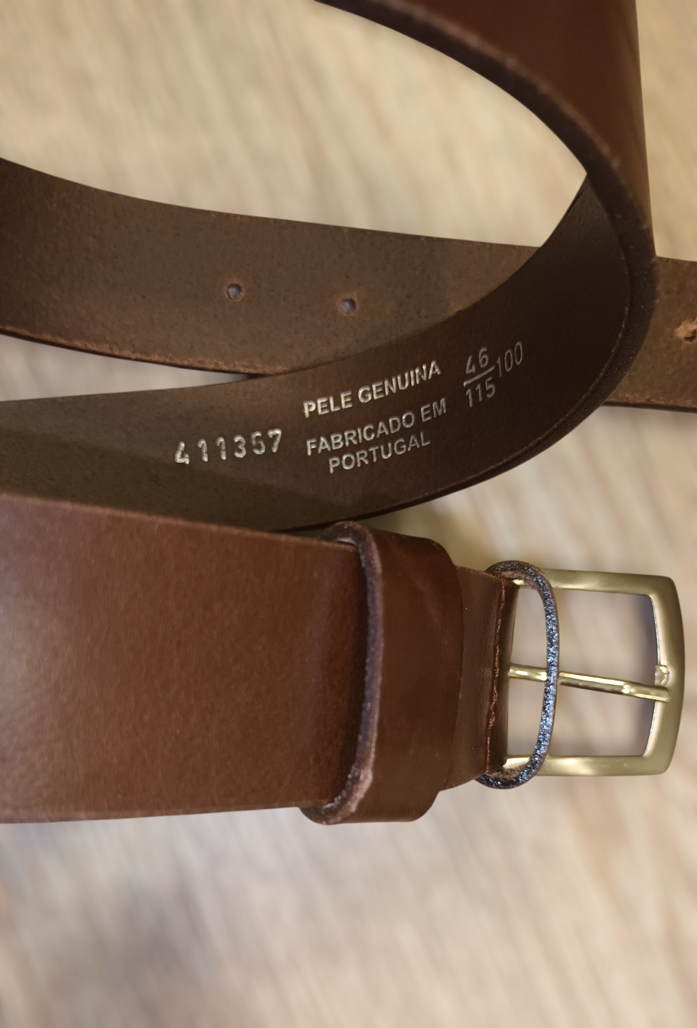 Cintos Castanho Desportivo  Liso