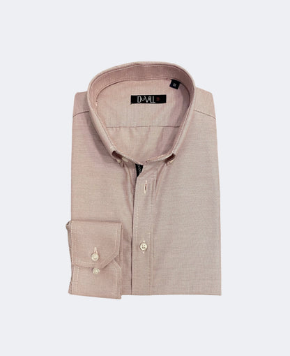 Camisa Slim Fit Bordo