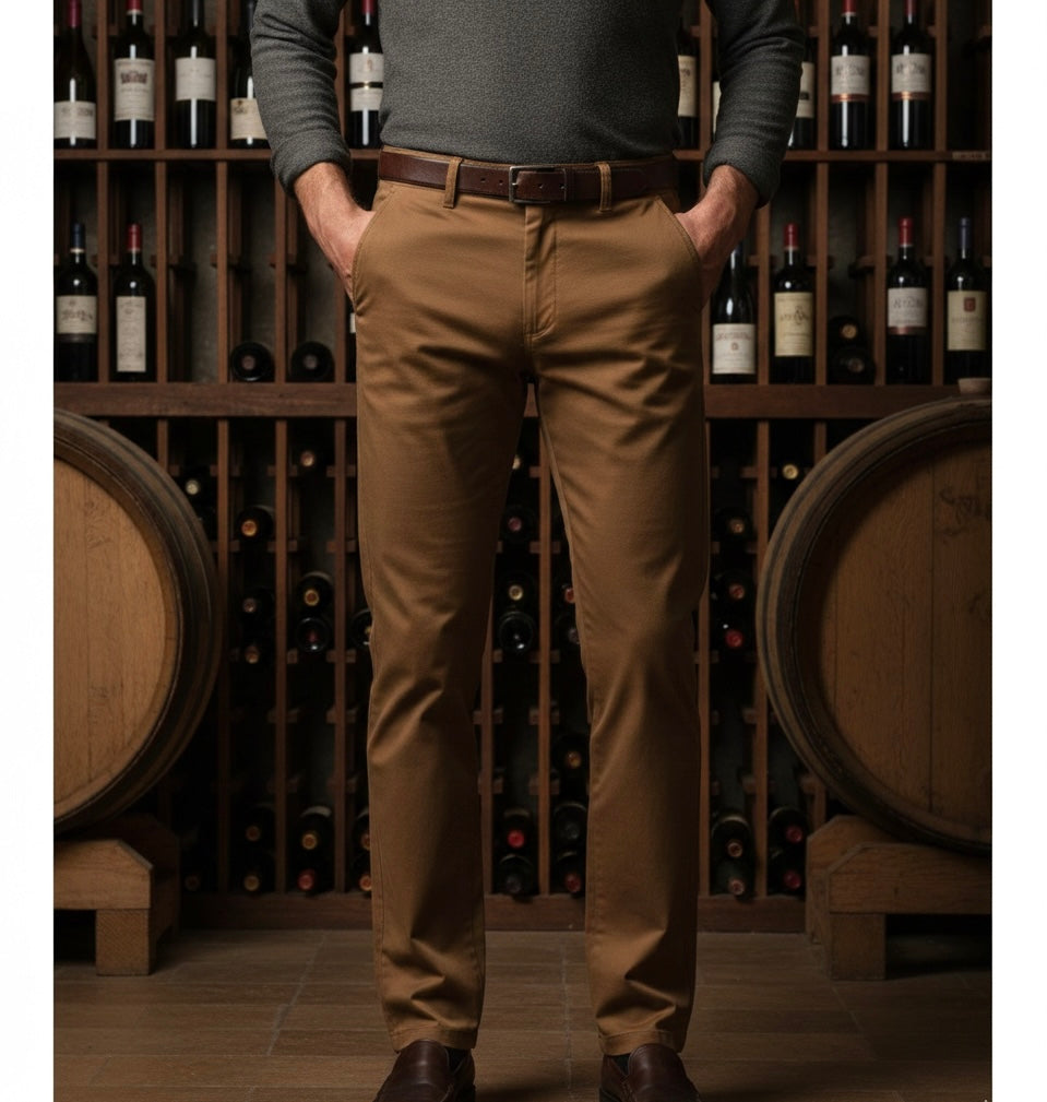 Calça Chino Caramelo