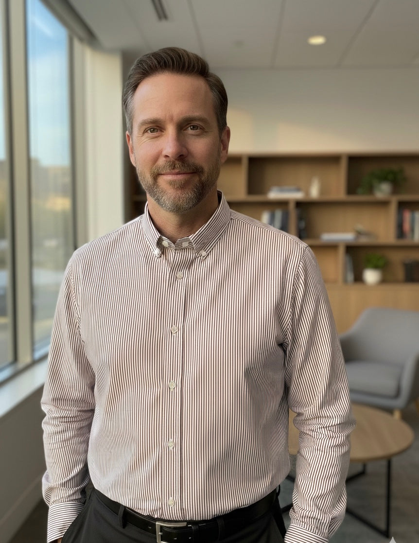 Camisa Regular Fit Risca Bordo