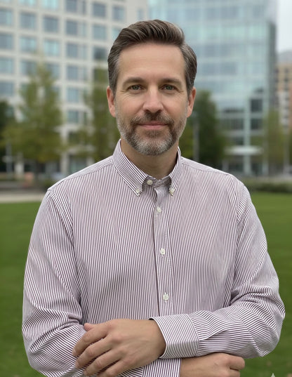 Camisa Regular Fit Risca Bordo