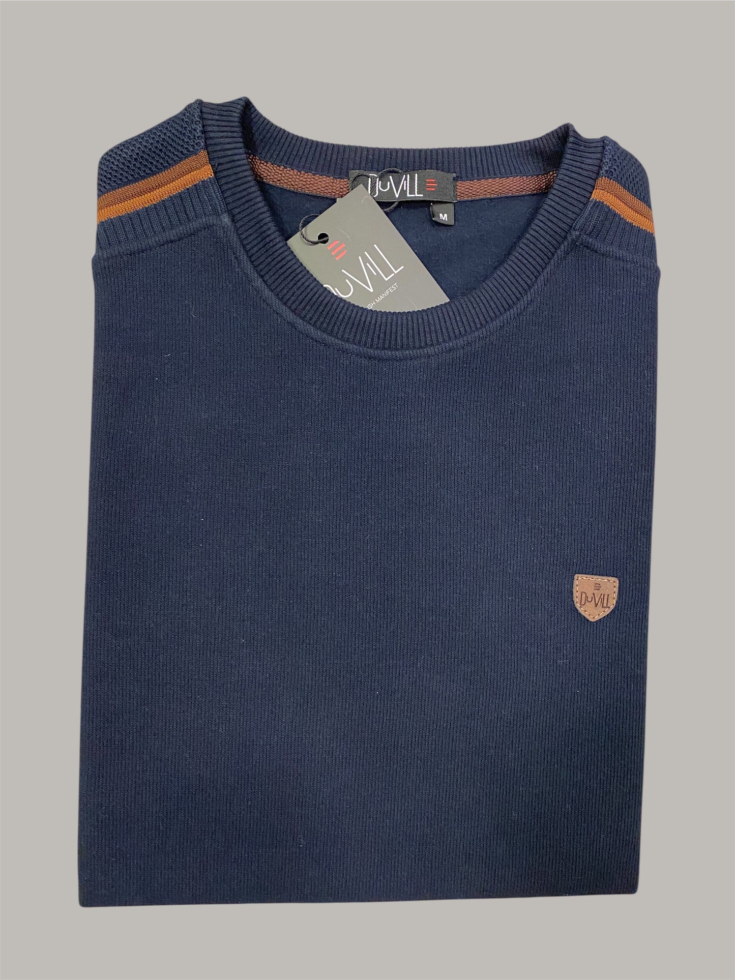 Camisola Gola Redonda Azul