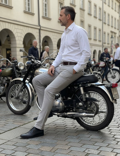 Calça Chino Cinza Claro