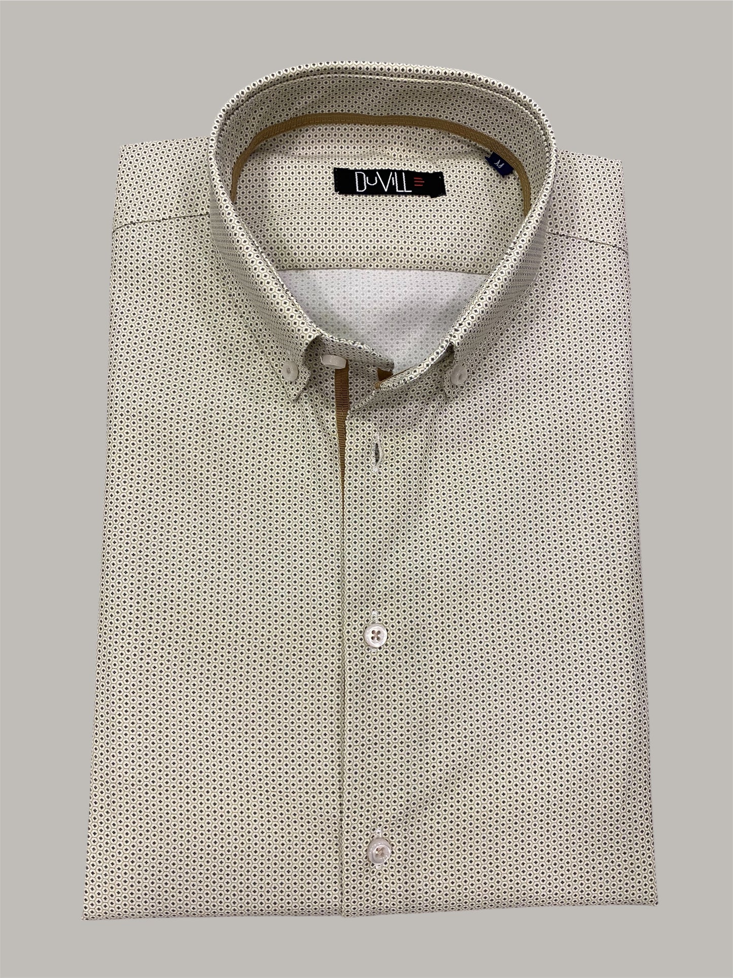 Slim Fit - verde claro com pintas