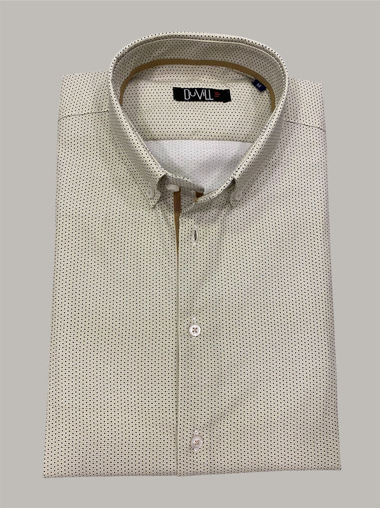 Slim Fit - verde claro com pintas