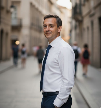 Camisa  Slim Fit Clássica Branca