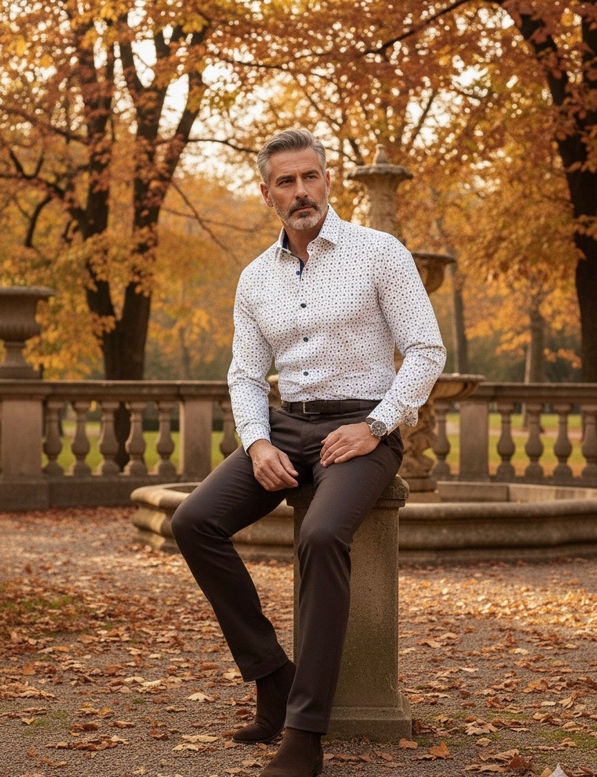 Calça Chino Castanho 1