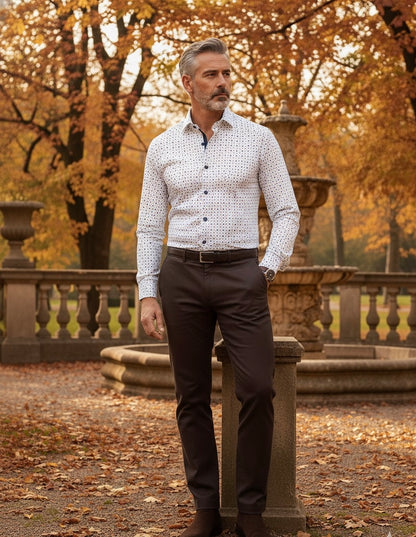 Calça Chino Castanho 1