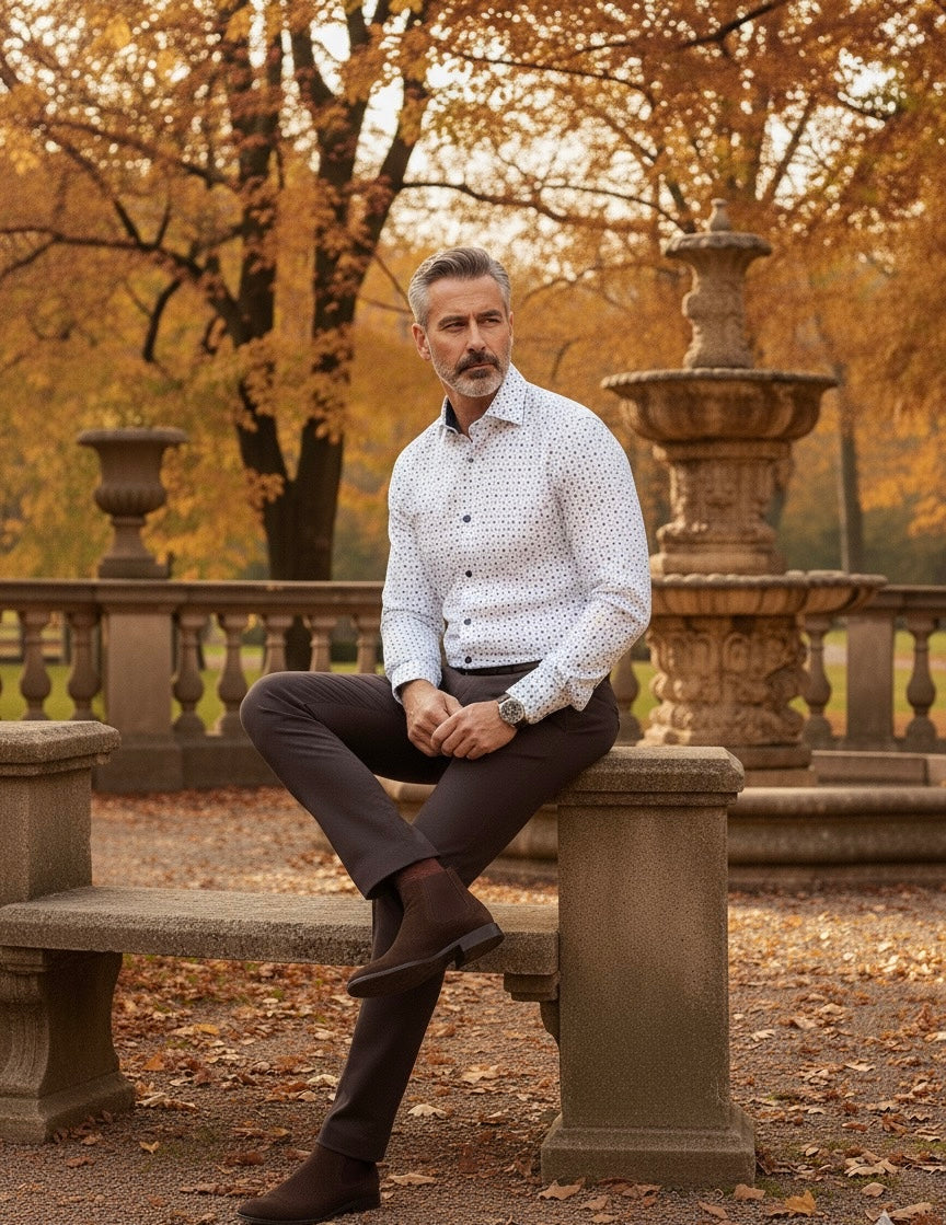 Calça Chino Castanho 1