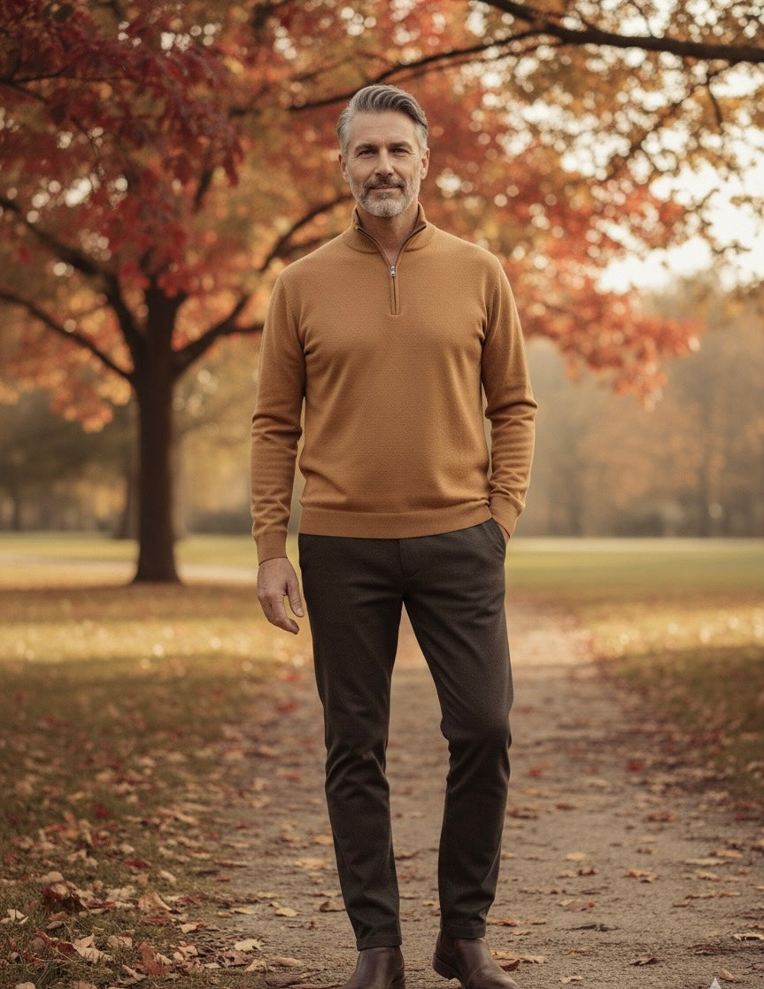 Calça Chino Castanho 1