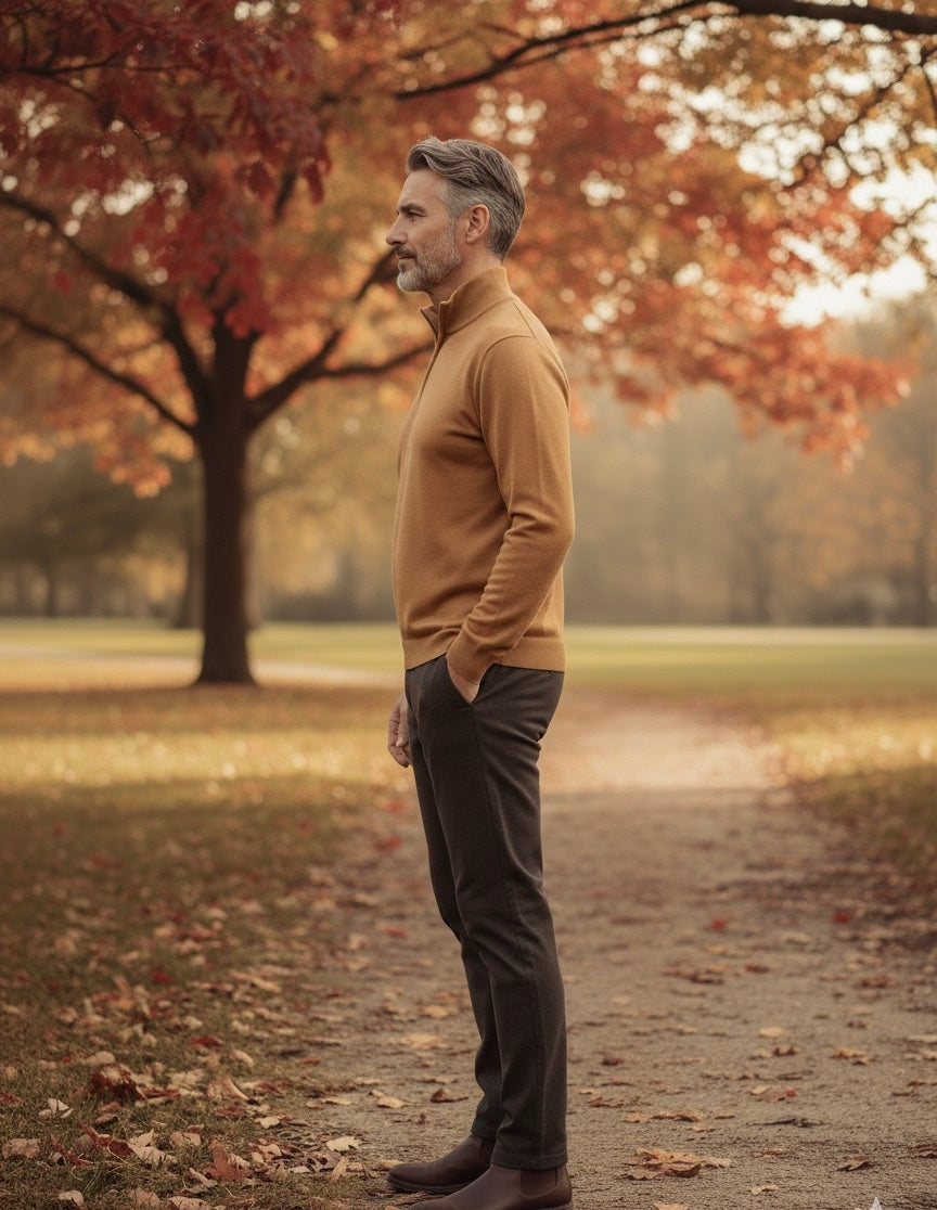 Calça Chino Castanho 1