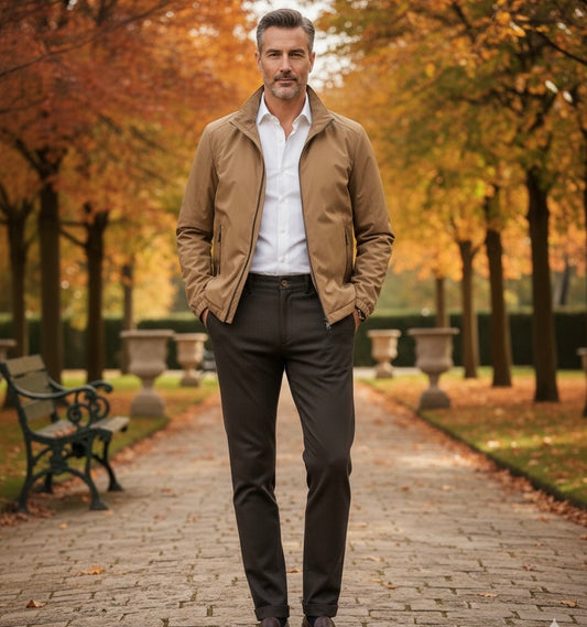 Calça Chino Castanho 1