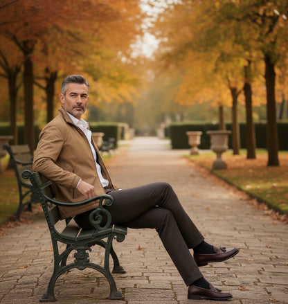 Calça Chino Castanho 1