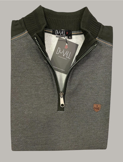 Polo Manga Comprida Verde mescla