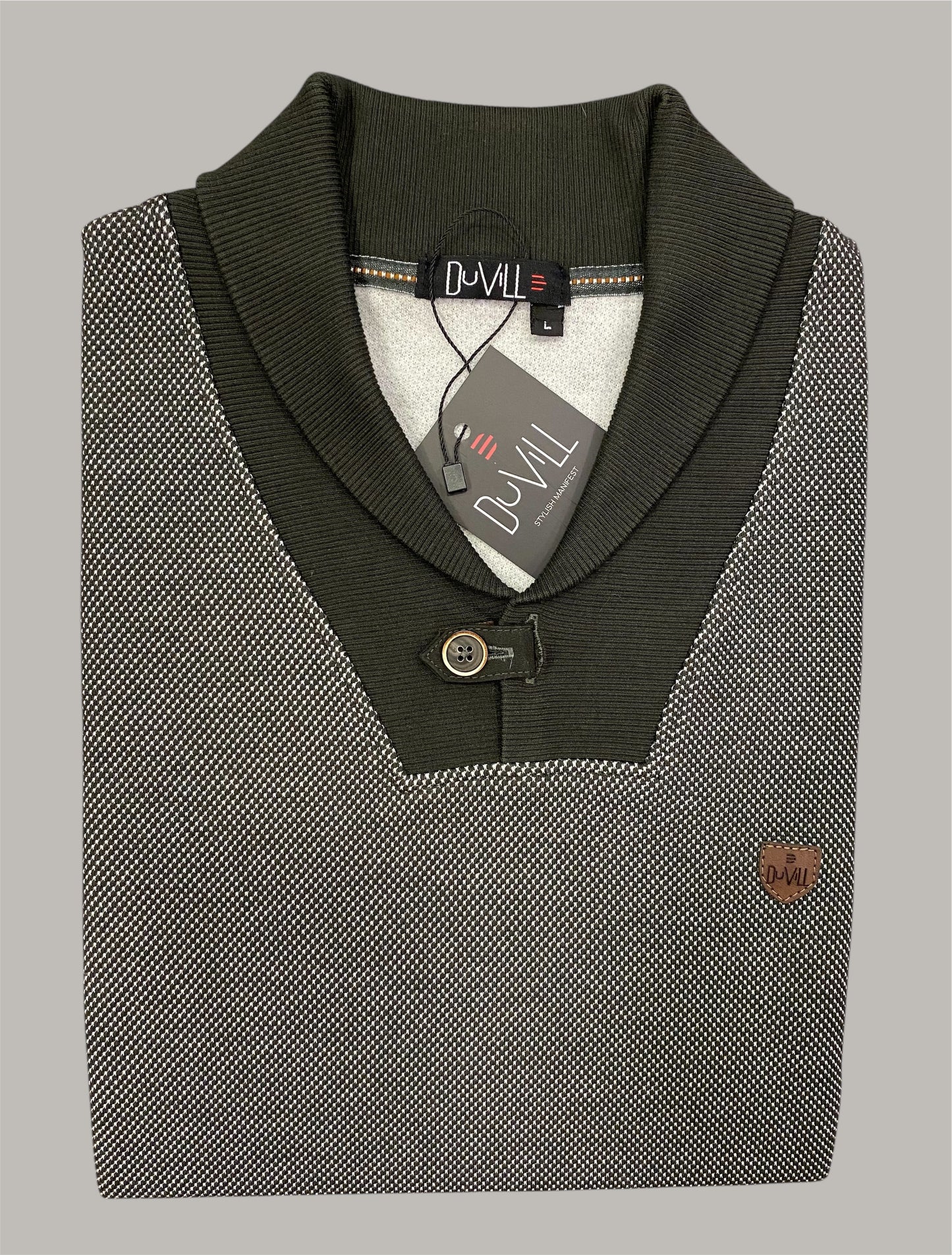 Camisola Botão Verde