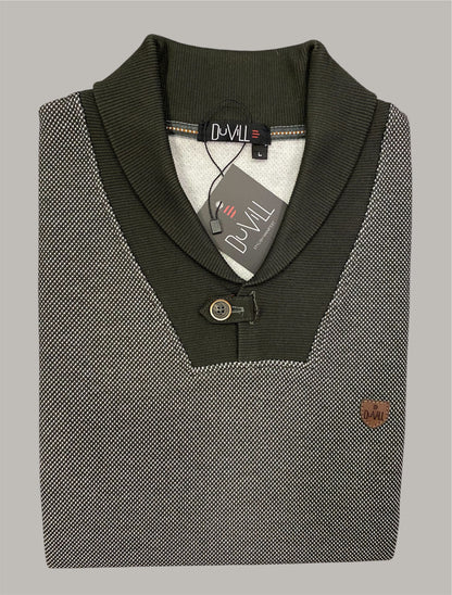 Camisola Botão Verde