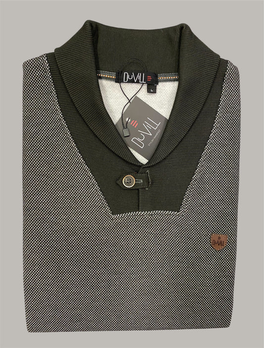 Camisola Botão Verde