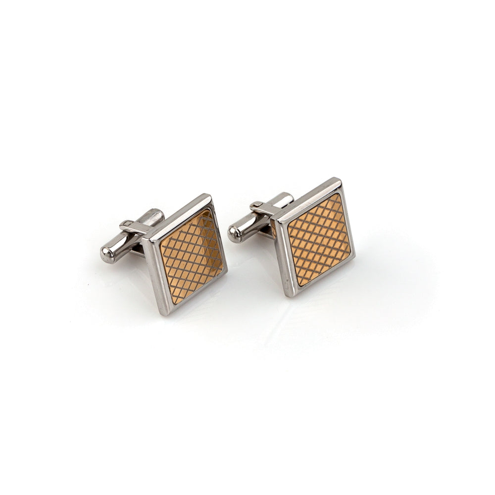 Botão de Punho Dourado