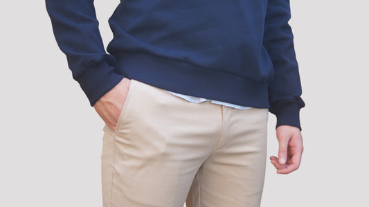 Calças chino Bege