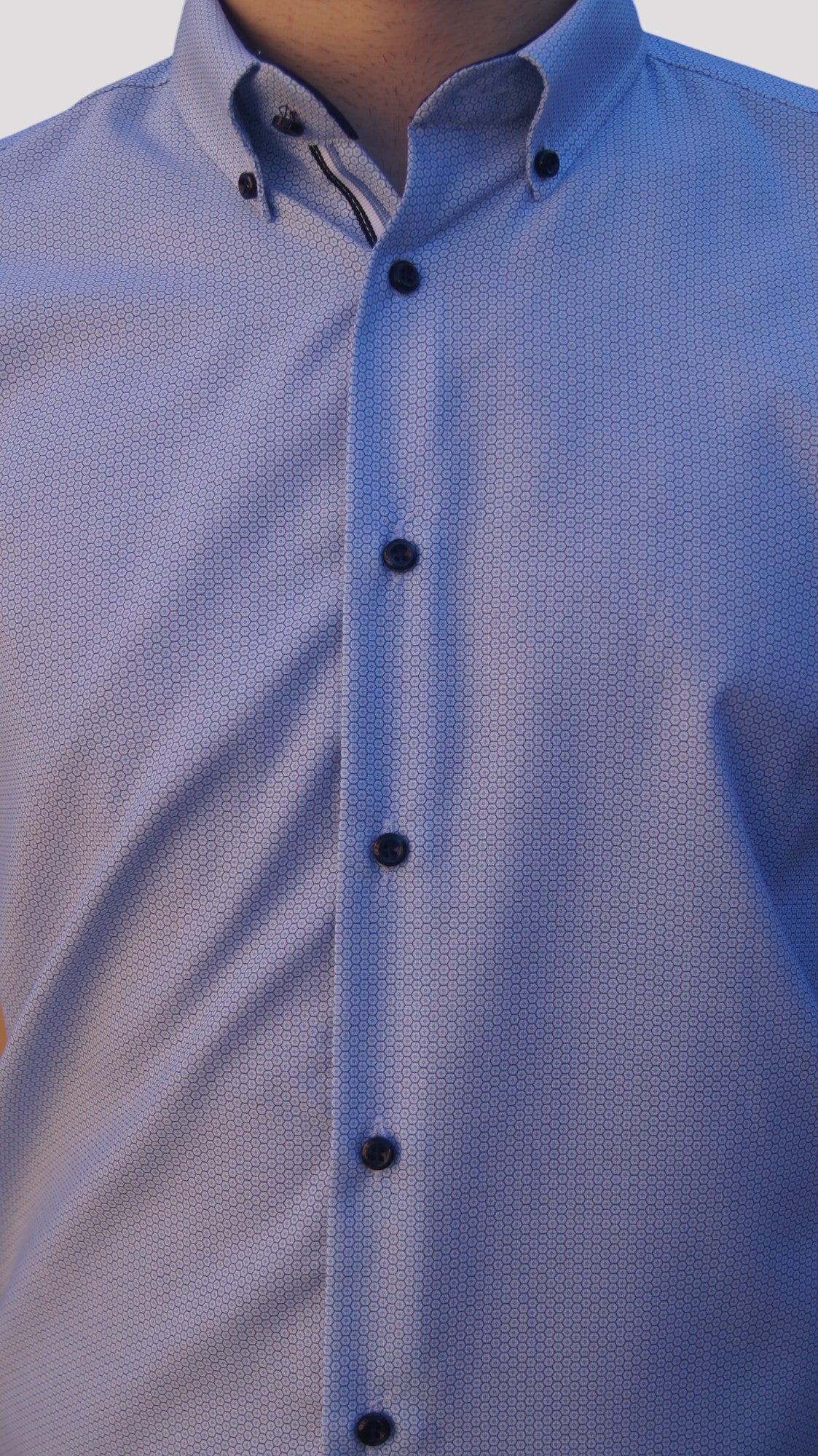 Slim Fit Pinta azul claro