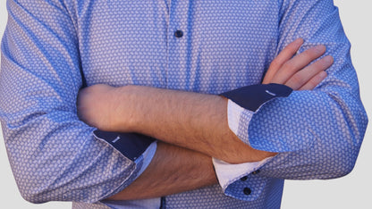 Slim Fit - fantasia azul