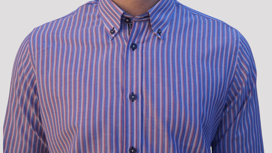 Regular Fit Branca e Vermelho