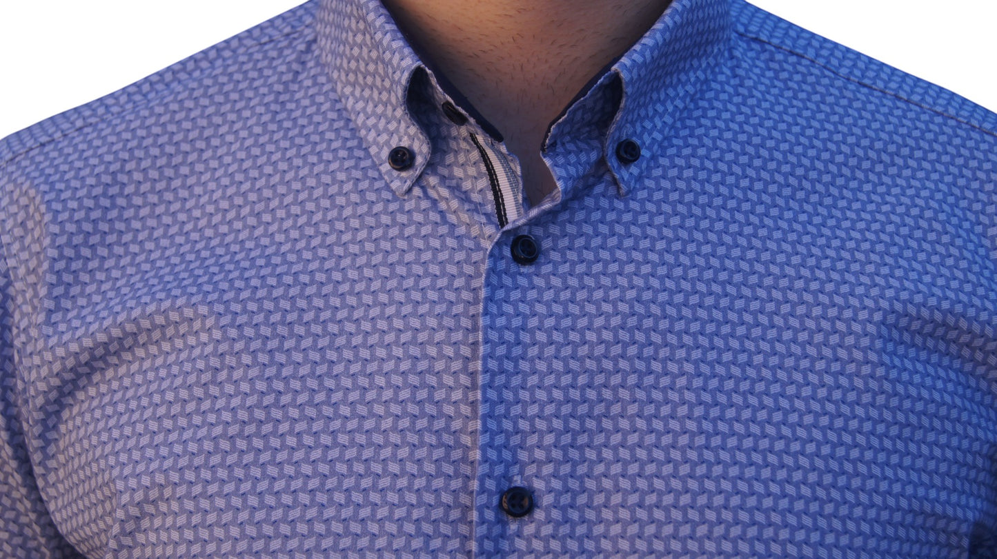 Slim Fit - fantasia azul