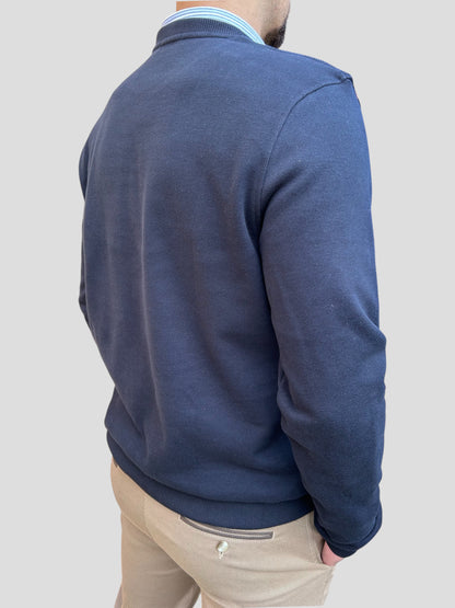 Camisola Gola Redonda Azul