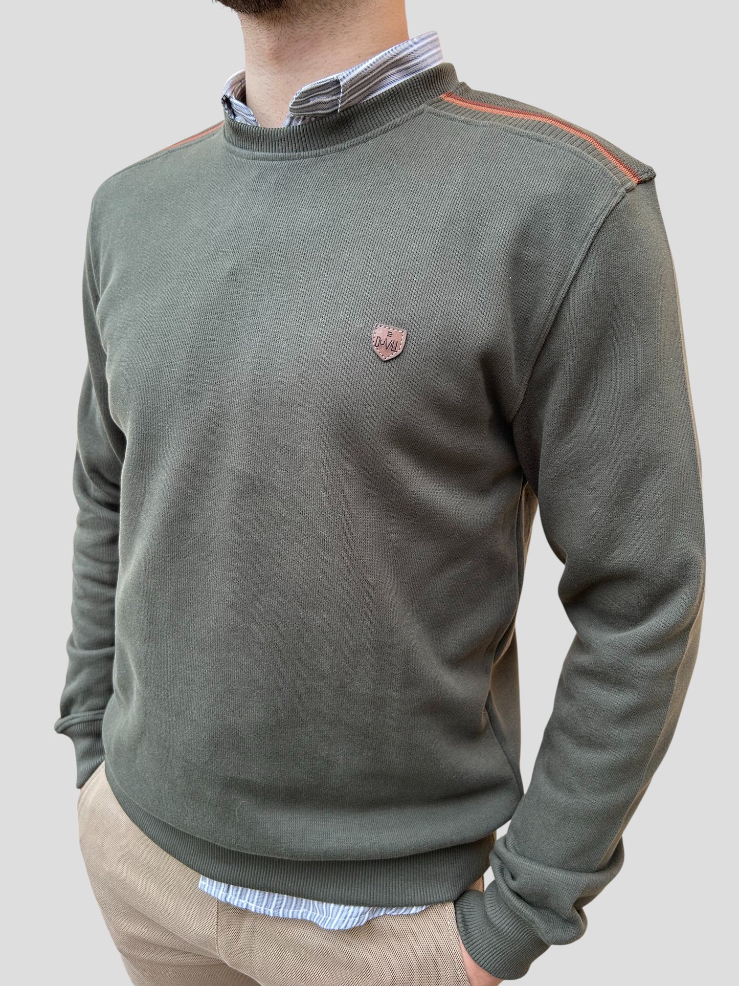 Camisola Gola Redonda Verde