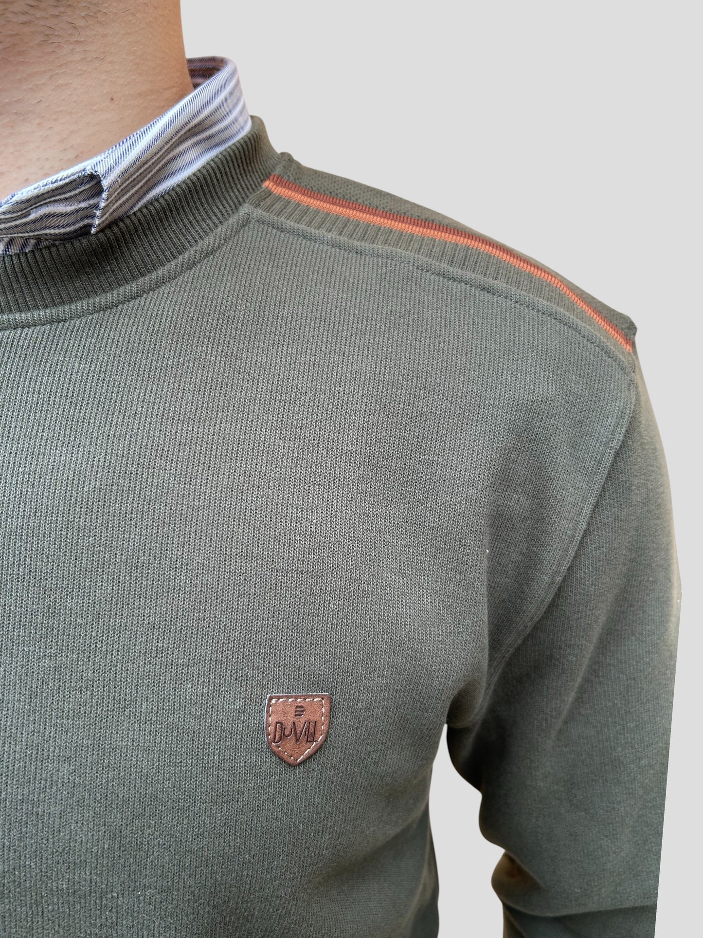 Camisola Gola Redonda Verde