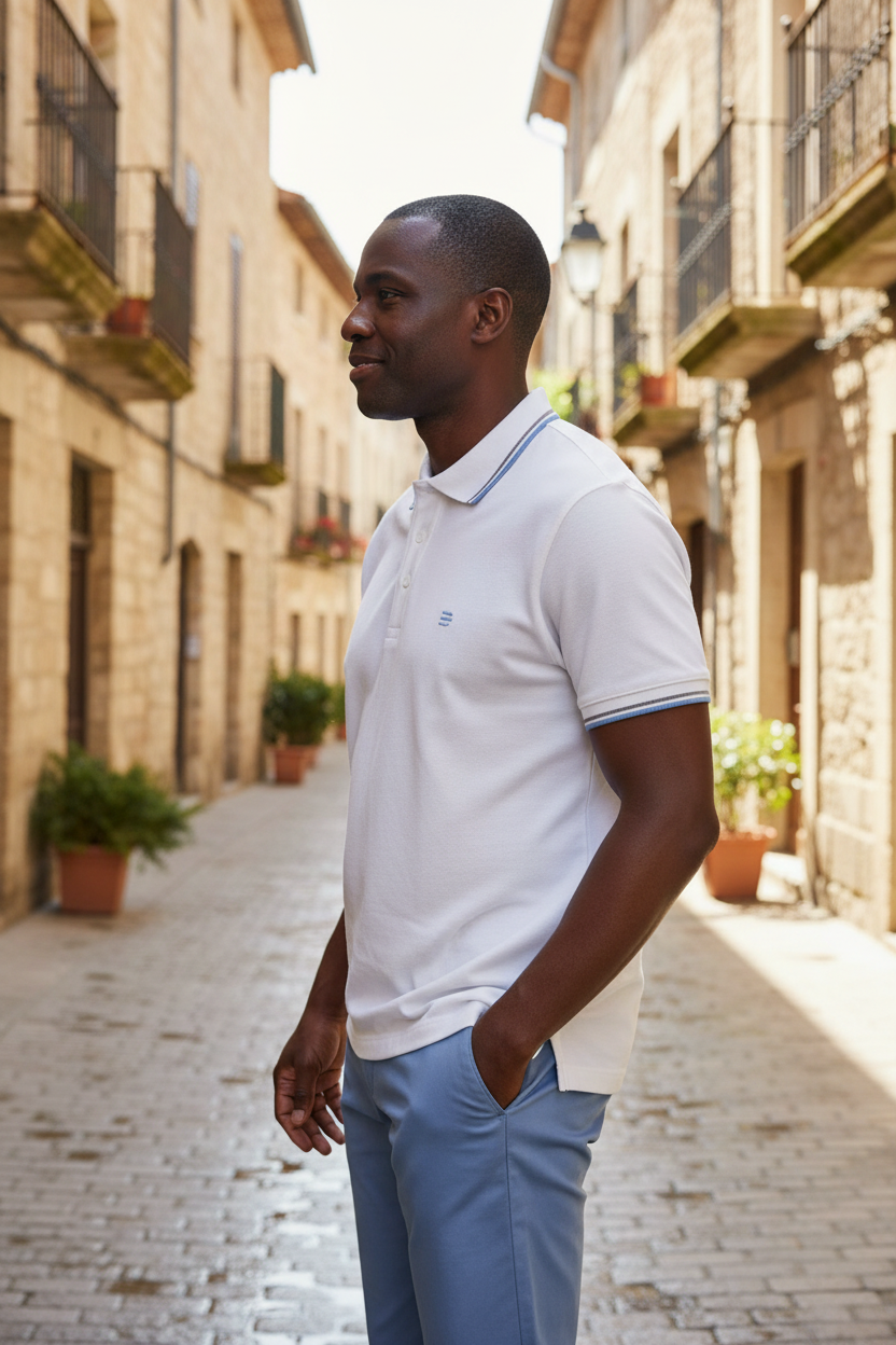 DUVILL Polo — Editorial Lifestyle