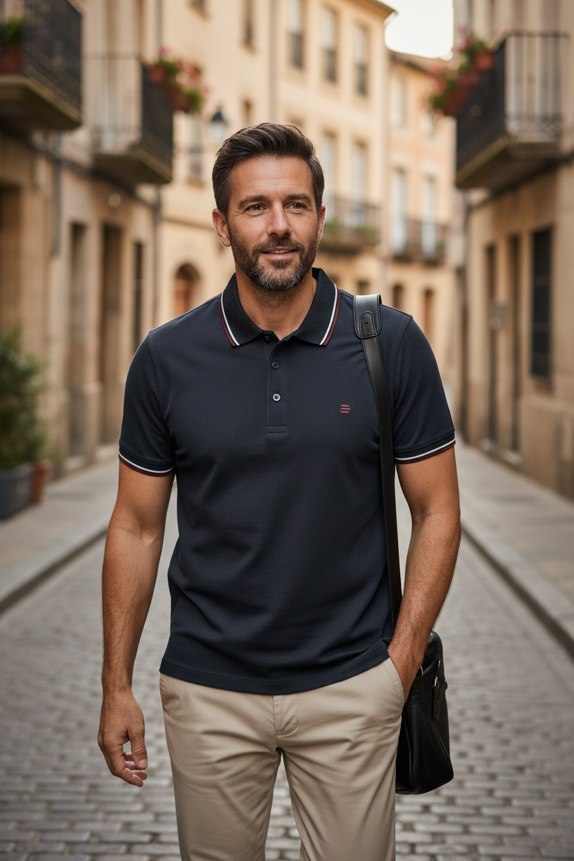 DUVILL Polo – Look Editorial