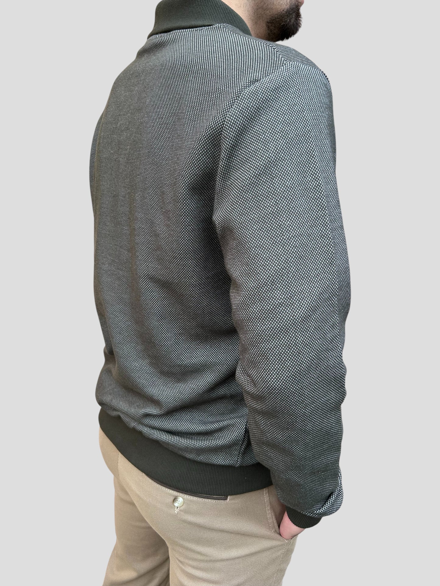 Camisola Botão Verde