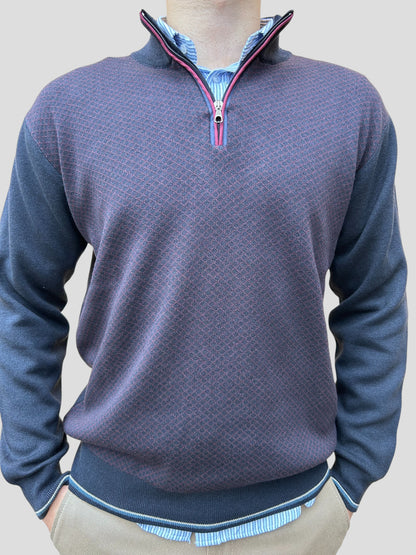 Malha Fecho Losango Bordo