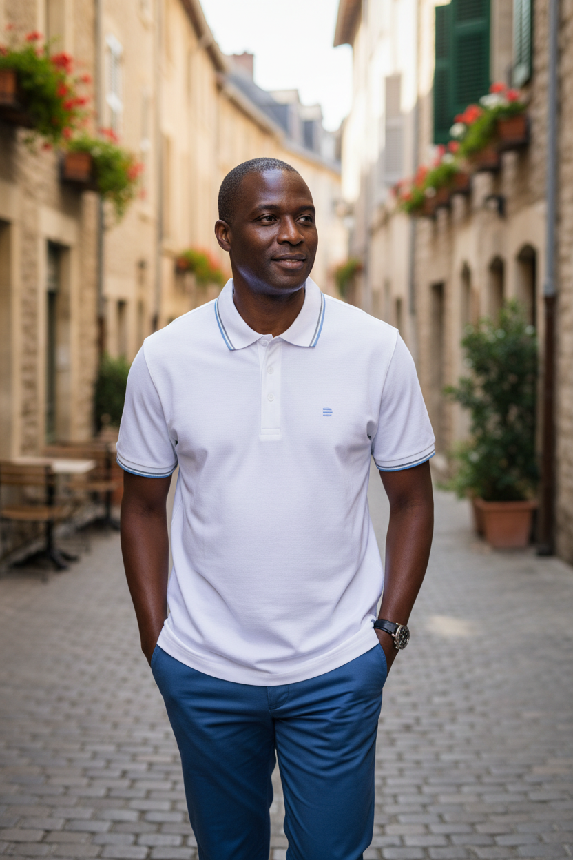 Modelo DUVILL Polo Branco