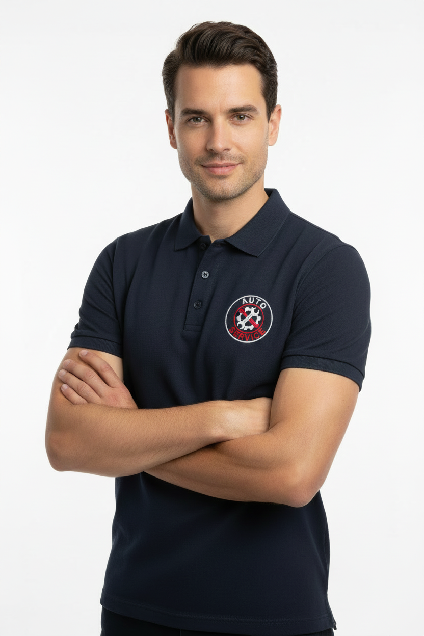 Modelo Polo com Logo Oficina