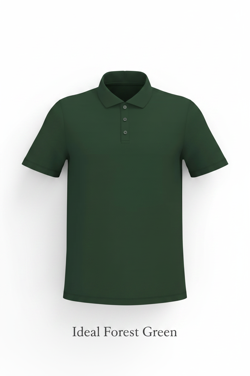 Polo Forest Green sem etiqueta