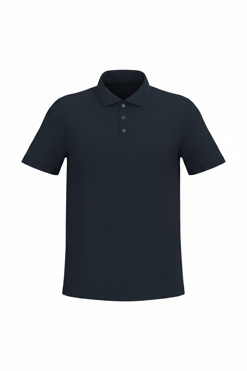 Polo Navy sem etiqueta