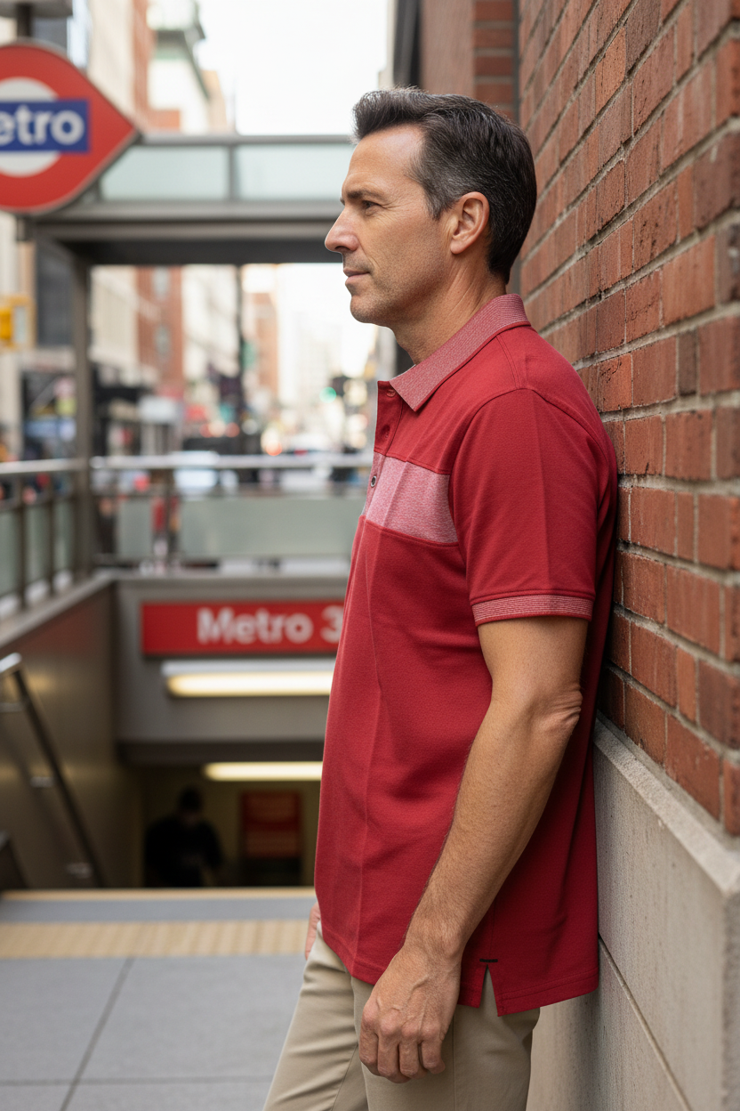 Polo Vermelho — Editorial Urbano