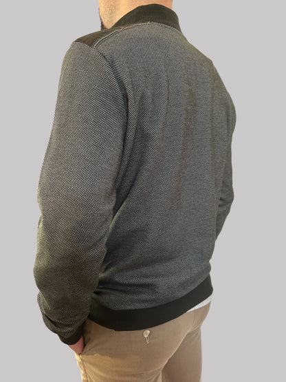 Polo Manga Comprida Verde mescla